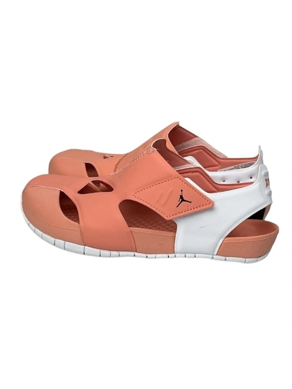 Jordan Slip On Play Shoes Hook & Loop Strap Flare Light Madder Orange Peach‎